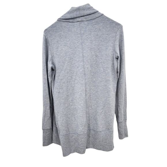 Athleta Blue Space Dyed Open Front Modal Cardigan Sweater Size XXS - Picture 2 of 8